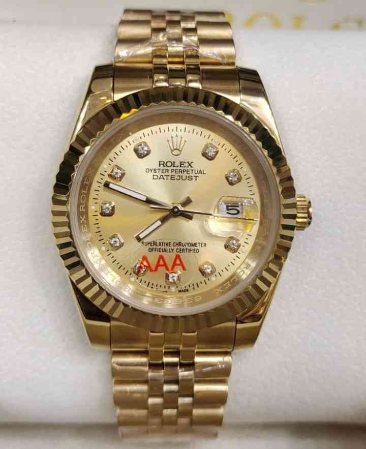 Datejust Ladies Watch Rolex Quartz Watch Price Golden Stainless